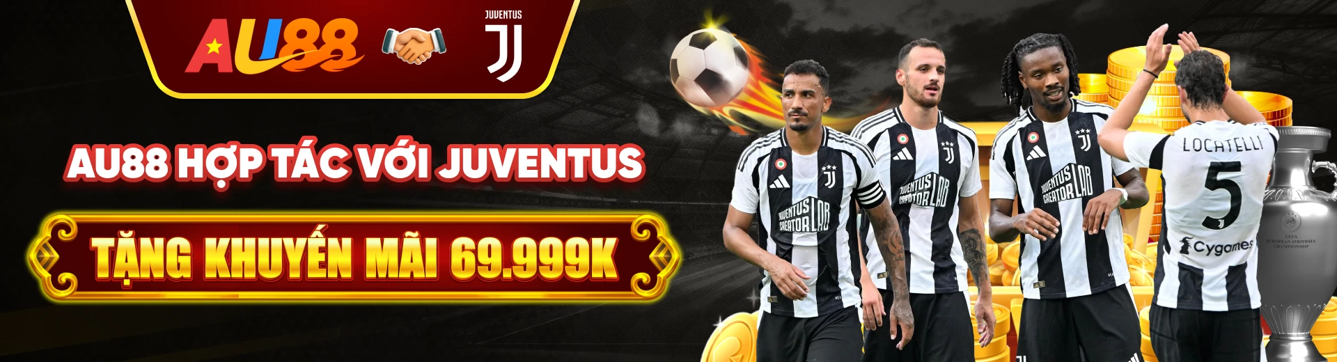 Banner nhà cái AU88 chính thức bản PC